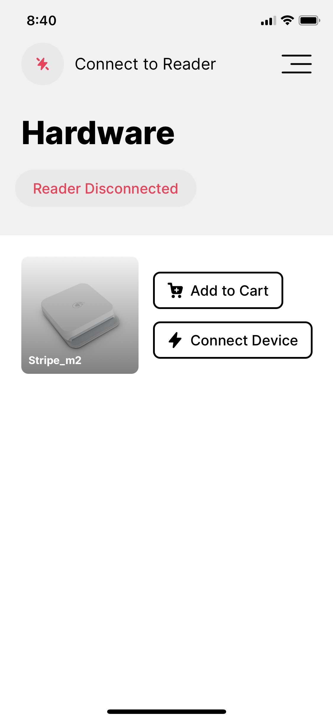 Tithely Pay M2 Reader Order Reader.PNG