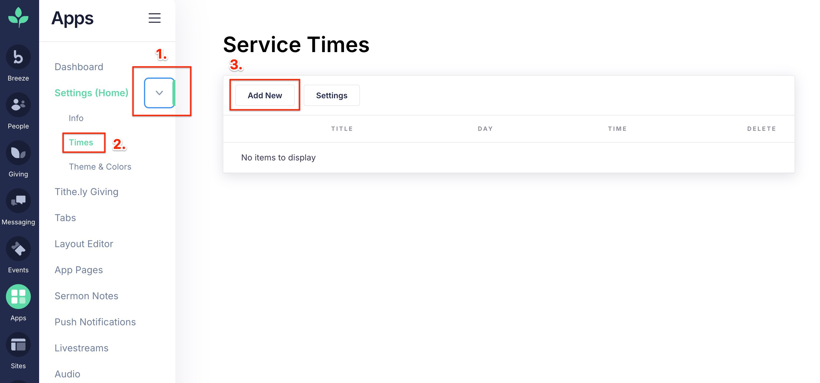 Tithely Apps Dashboard Settings Service Times 2024-08-31 at 6.42.57 PM.jpg